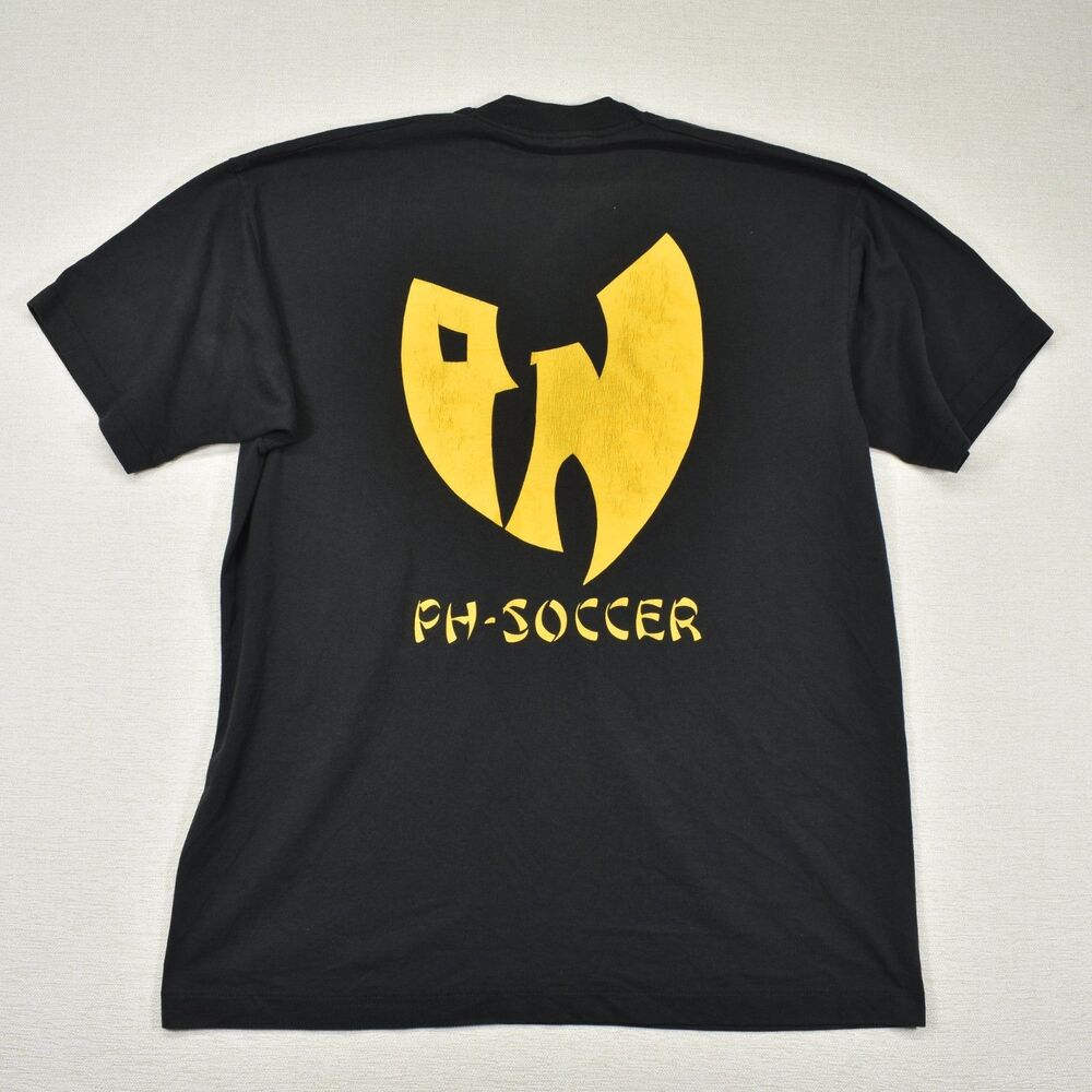 Wu Tang Themed Single Stitch Shirt Vintage XL Fruit of the Loom Black Hip Hop